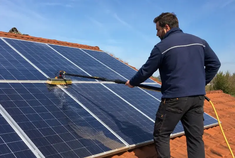 Nettoyage et entretien de panneaux solaires à Maubec